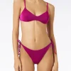 Damen-Bralette-Bikini in Fuchsia