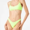 Damen-Bralette-Bikini in Neongelb
