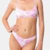 Damen-Bralette-Bikini mit Dschungel-Print