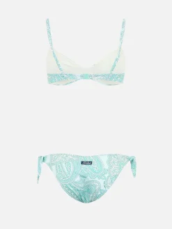 Damen-Bralette-Bikini mit Paisleymuster, May Yali