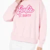 Damen-Fleece-Sweatshirt mit Barbie St. Barth-Aufdruck | BARBIE-SONDEREDITION