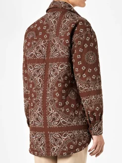 Damenjacke mit Bandana-Print