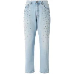 Damenjeans mit Strasssteinen