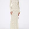 Damen-Midikleid aus Baumwollstrick