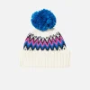 Damenmütze mit Pompon