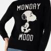Damenpullover mit Monday Mood Snoopy-Aufdruck | SNOOPY – PEANUTS™ SONDEREDITION