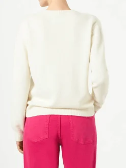 Damenpullover mit Saint Barth Frottee-Logo