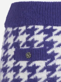 Damen-Strickrock mit Schmuckknöpfen