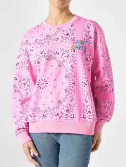 Damen-Sweatshirt mit Bandana-Print