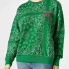 Damen-Sweatshirt mit Bandana-Print