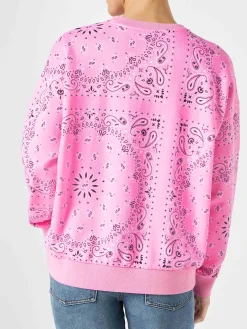 Damen-Sweatshirt mit Bandana-Print