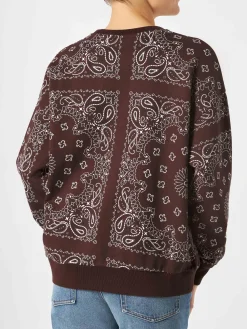 Damen-Sweatshirt mit Bandana-Print