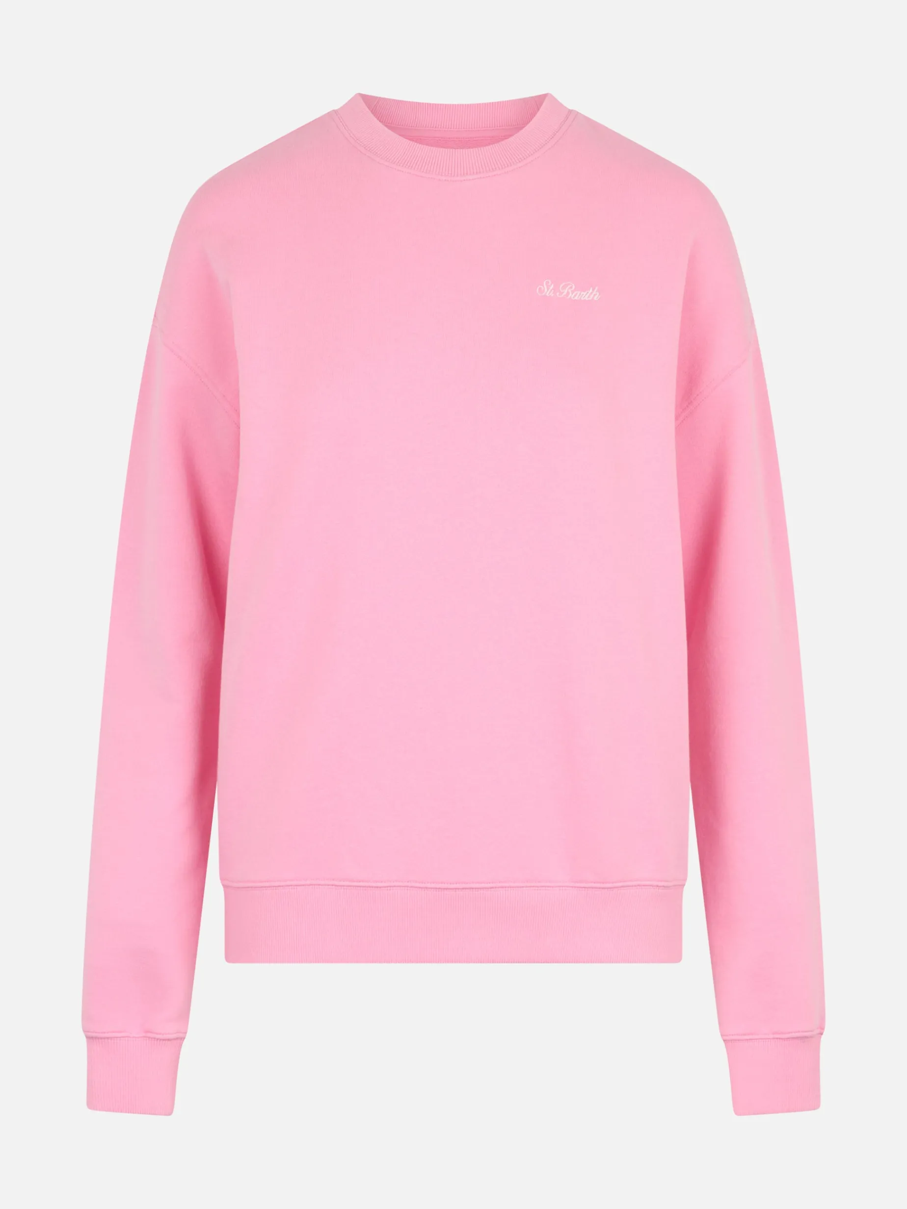Damen-Sweatshirt „Stardust“ aus rosafarbener Baumwolle