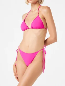 Damen-Triangel-Bikini in Fuchsia
