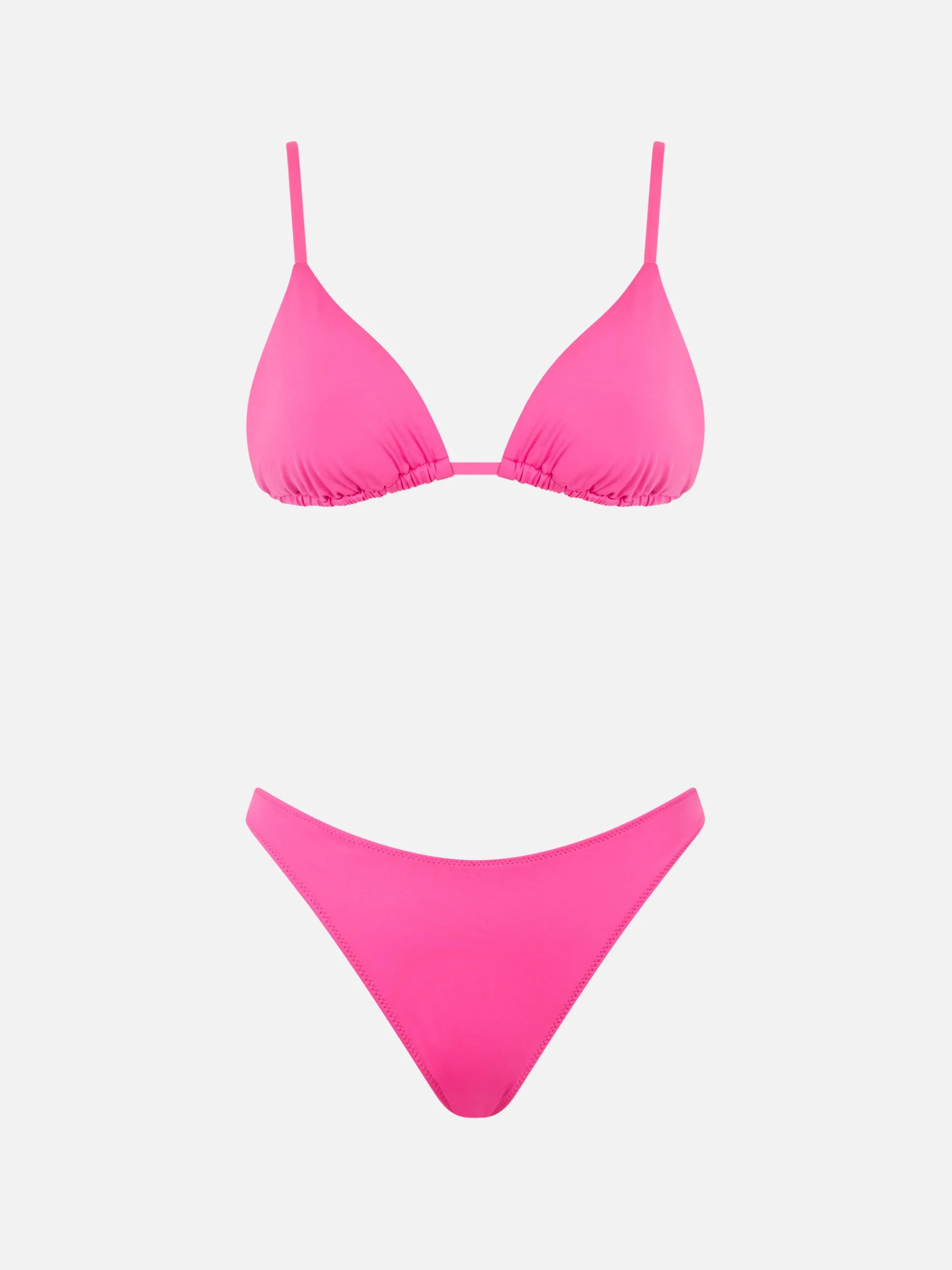 Damen-Triangel-Bikini in Fuchsia