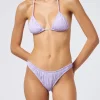 Damen-Triangel-Bikini in Lila mit Rüschen von Nilly Nalu