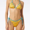 Damen-Triangel-Bikini mit Bandana-Print