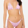 Damen-Triangel-Bikini mit Bandana-Print