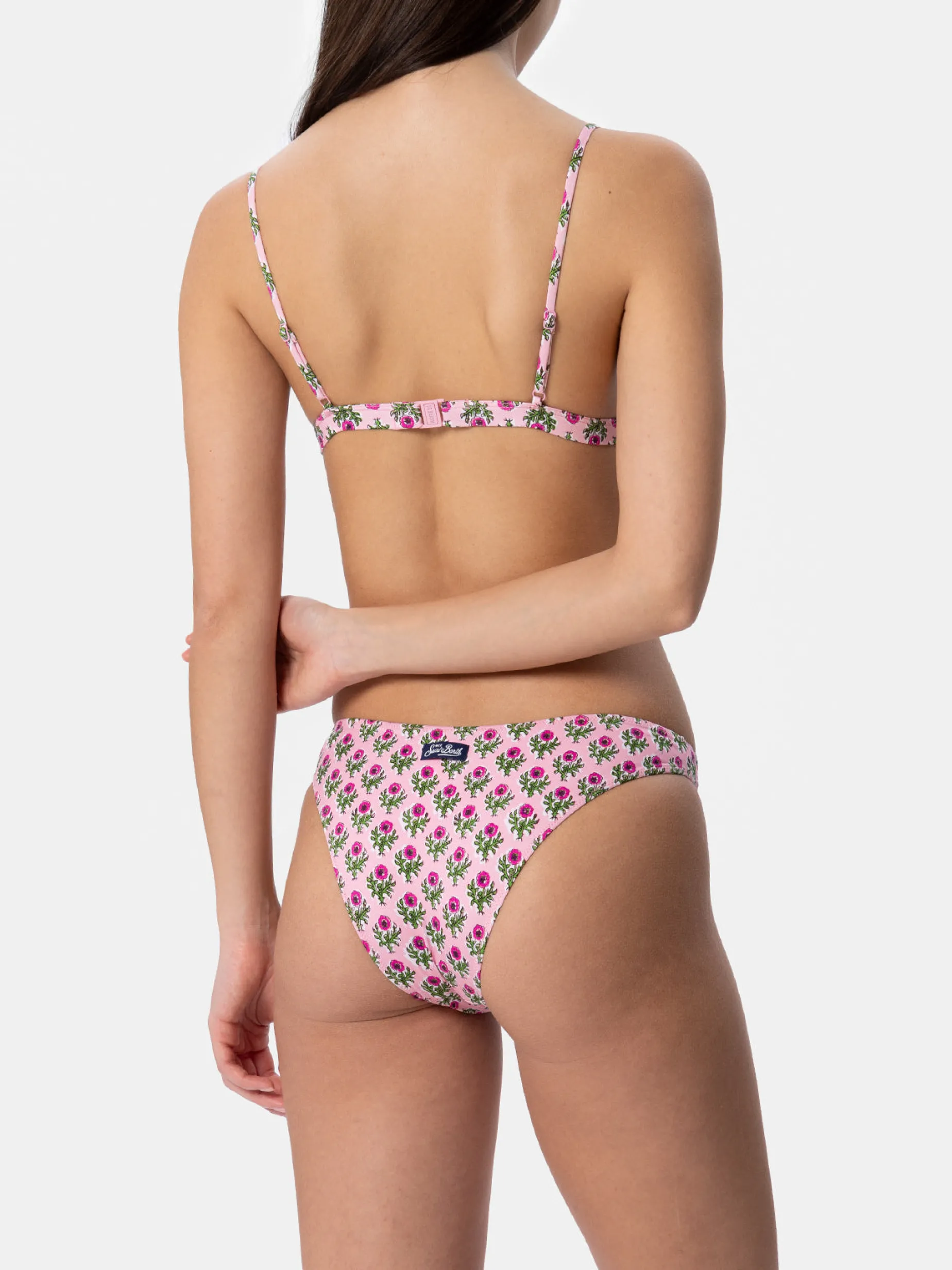Damen-Triangel-Bikini mit Blumenmotiv Rylie Lido