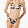 Damen-Triangel-Bikini mit Ikat-Print