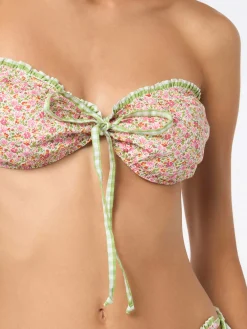 Damen-Triangel-Bikini mit Liberty-Print | Hergestellt aus Liberty-Stoff