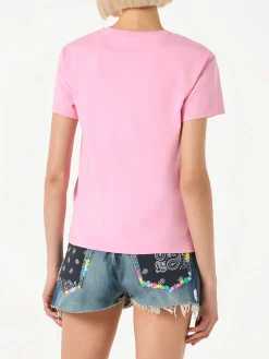Damen-T-Shirt aus Baumwolle mit Fiorucci-Print | FIORUCCI-SONDERAUSGABE