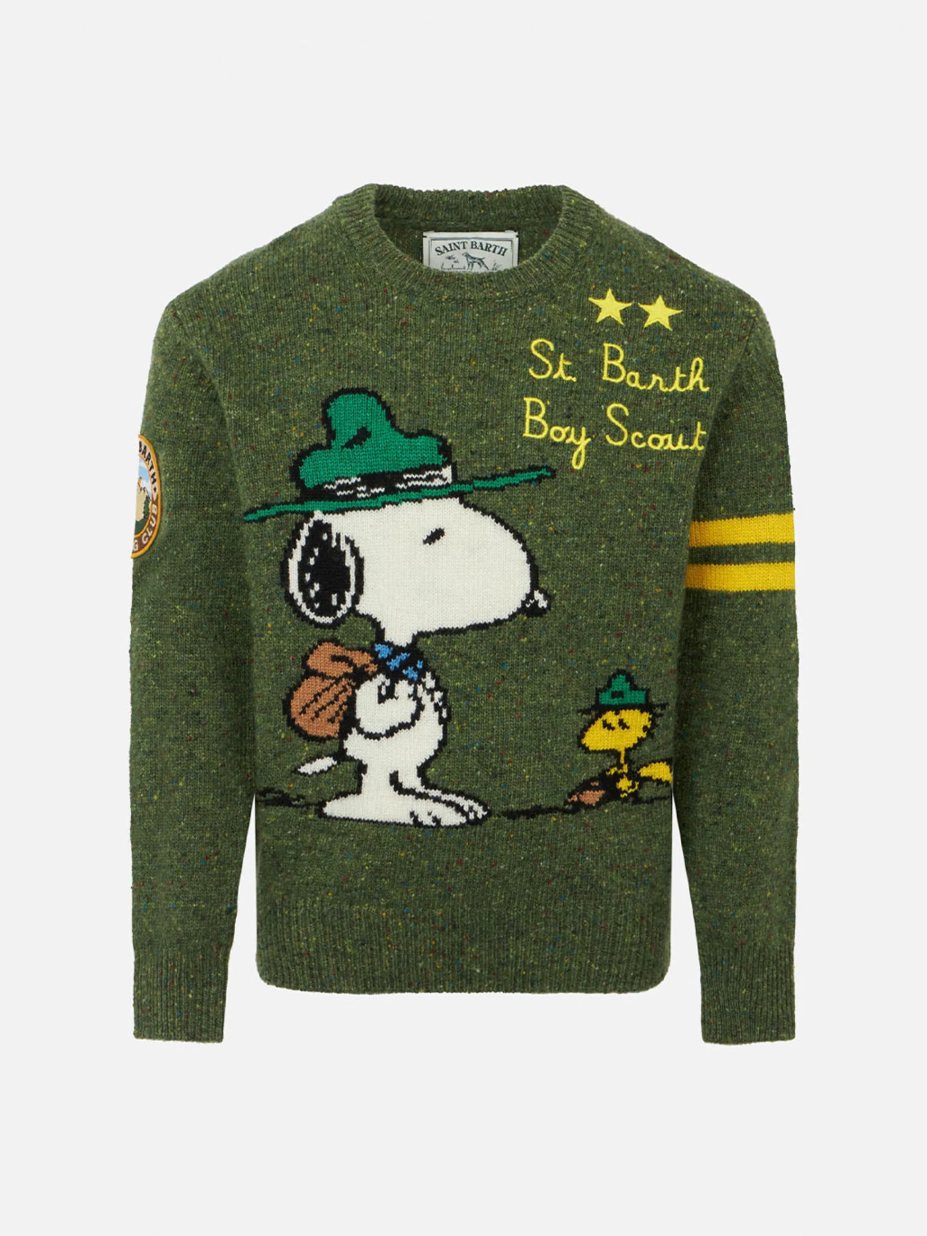 Donegal-Pullover für Jungen mit Rundhalsausschnitt und Snoopy-Jacquard-Print | SNOOPY – PEANUTS™ SONDEREDITION