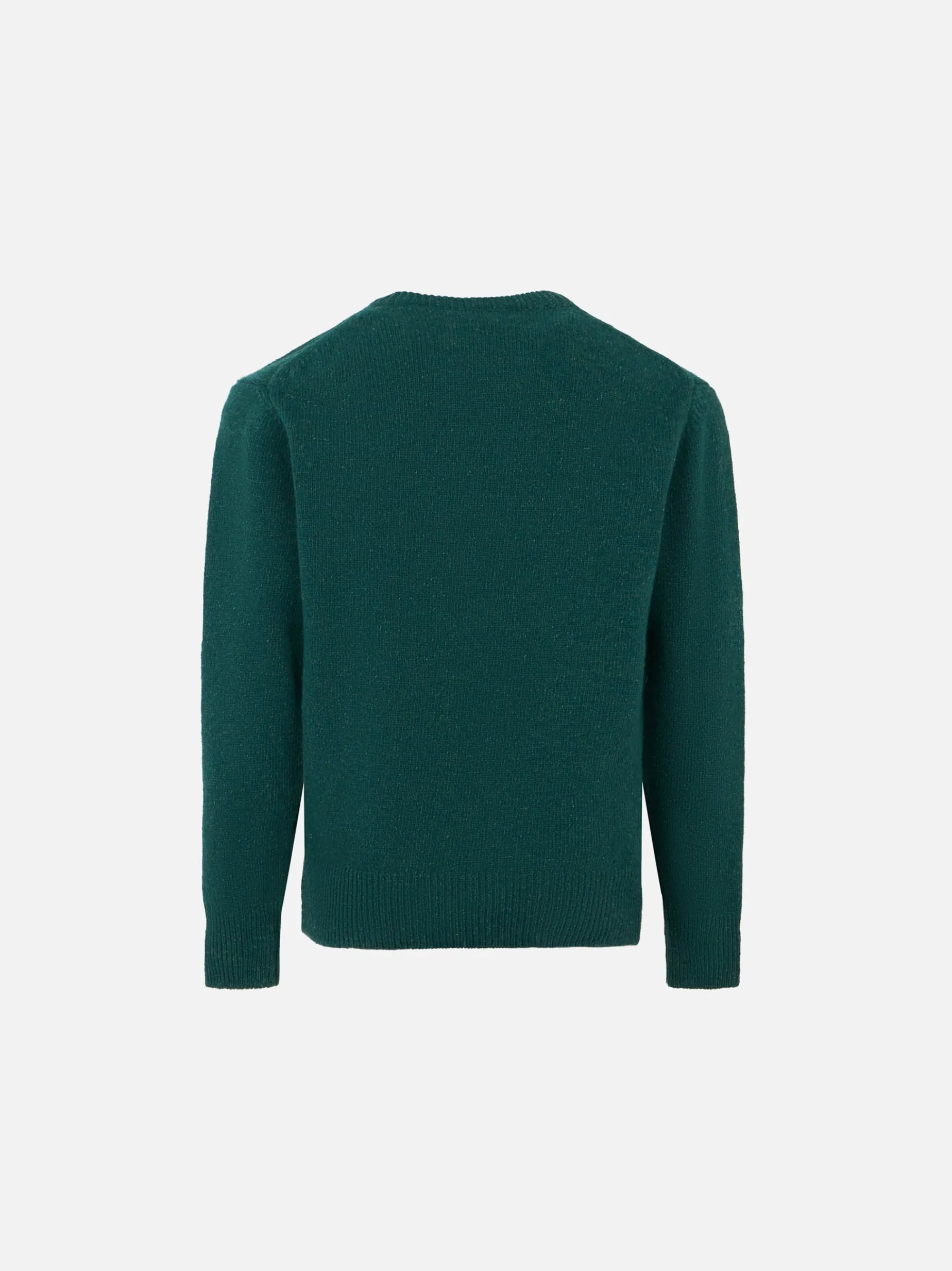 Donegal-Pullover für Jungen mit Rundhalsausschnitt und Jacquard-Aufdruck mit Landhunden