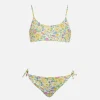 Doubleface-Bralette-Bikini Jaiden für Mädchen mit Betsy-Print | HERGESTELLT AUS LIBERTY-STOFF