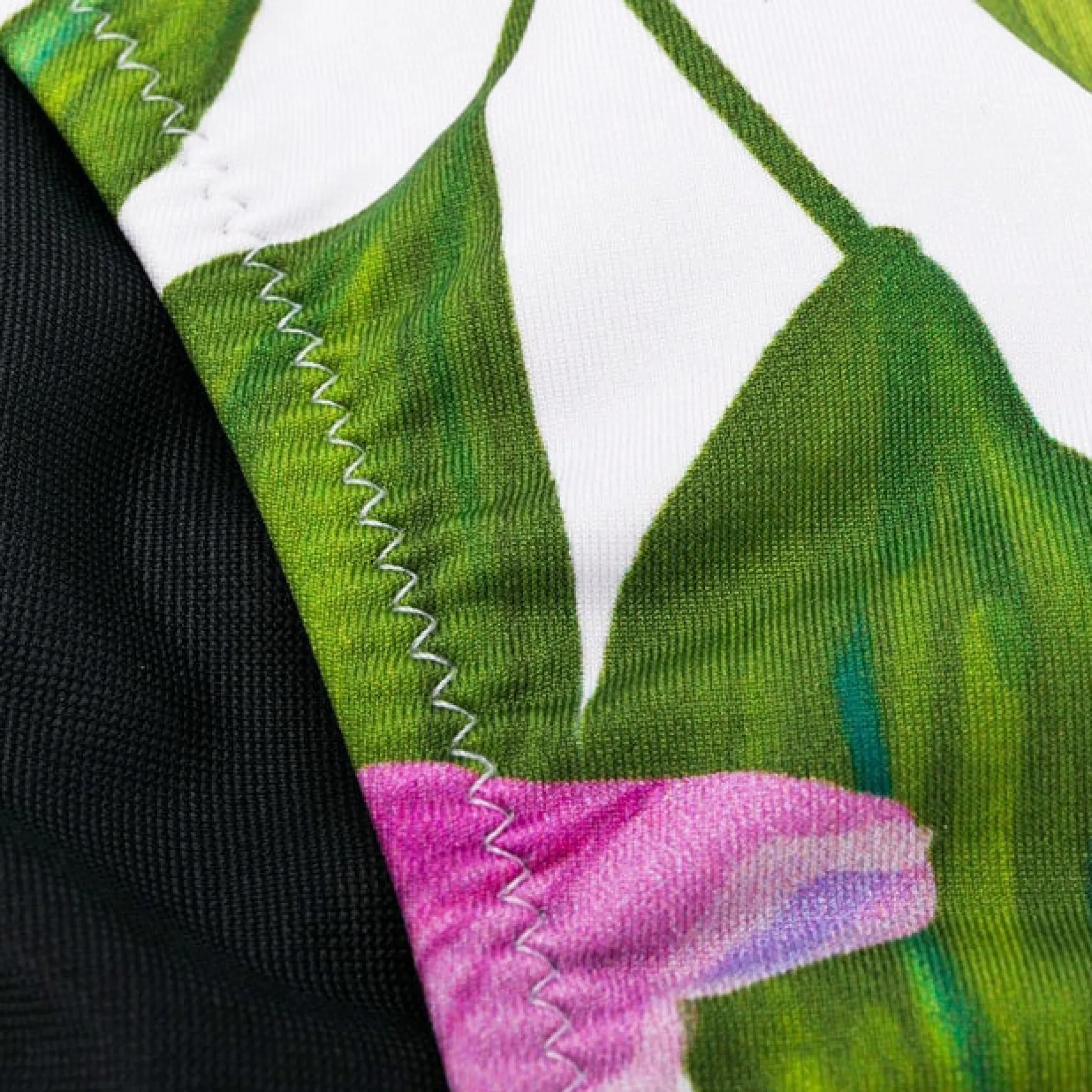 Einschultriger Bikini für Mädchen mit Rüschen