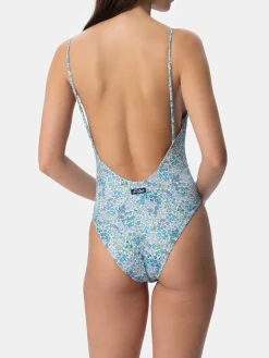 Einteiliger Badeanzug für Damen Joanna Luise Cecille | HERGESTELLT AUS LIBERTY-STOFF