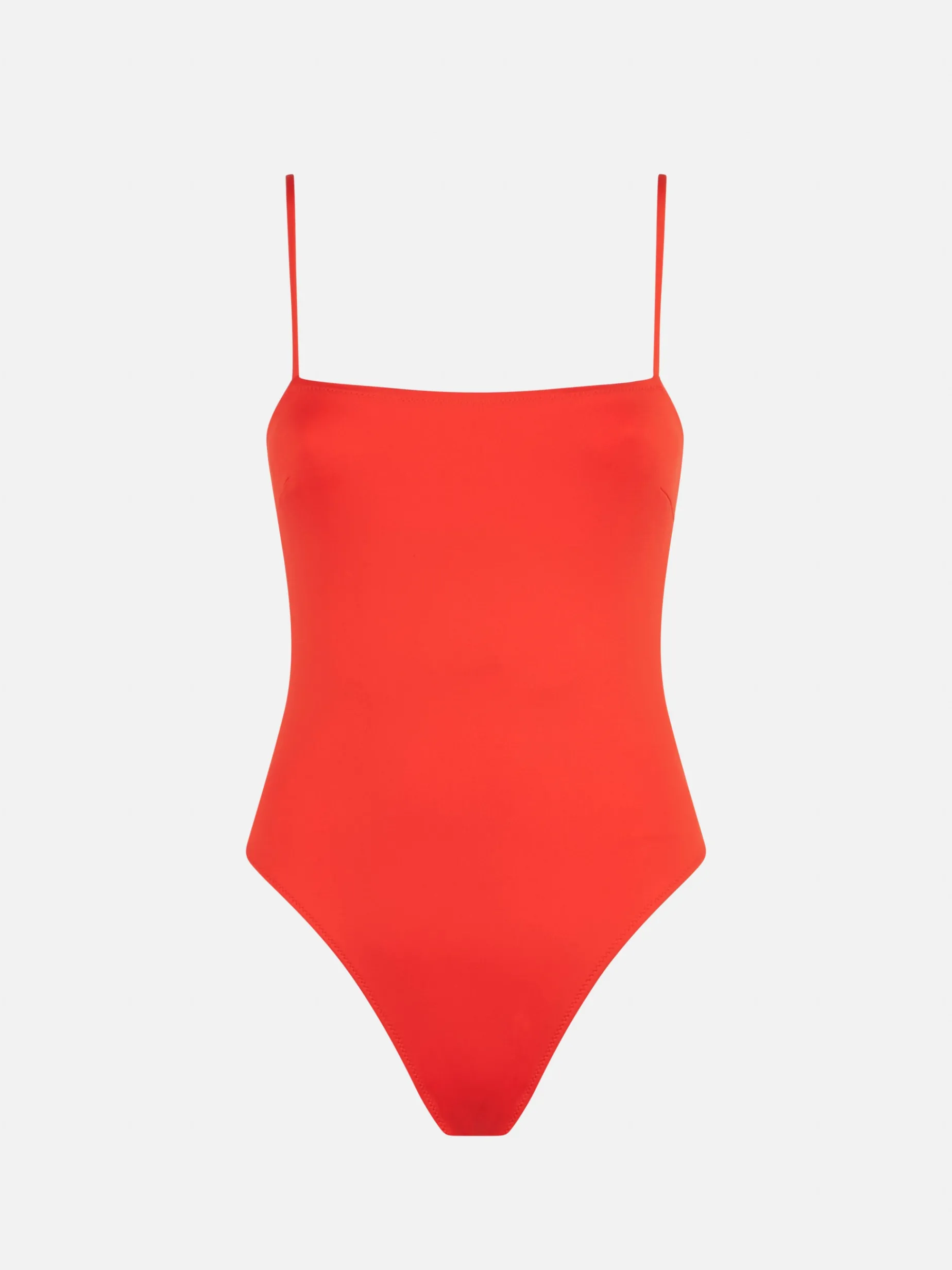 Einteiliger Damen-Badeanzug in Orange