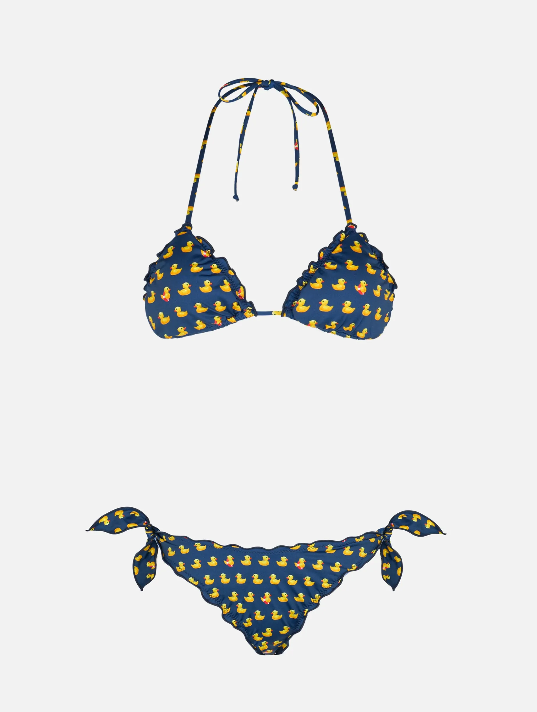 Entenhafter klassischer Damen-Dreiecksbikini Sagittarius Moon