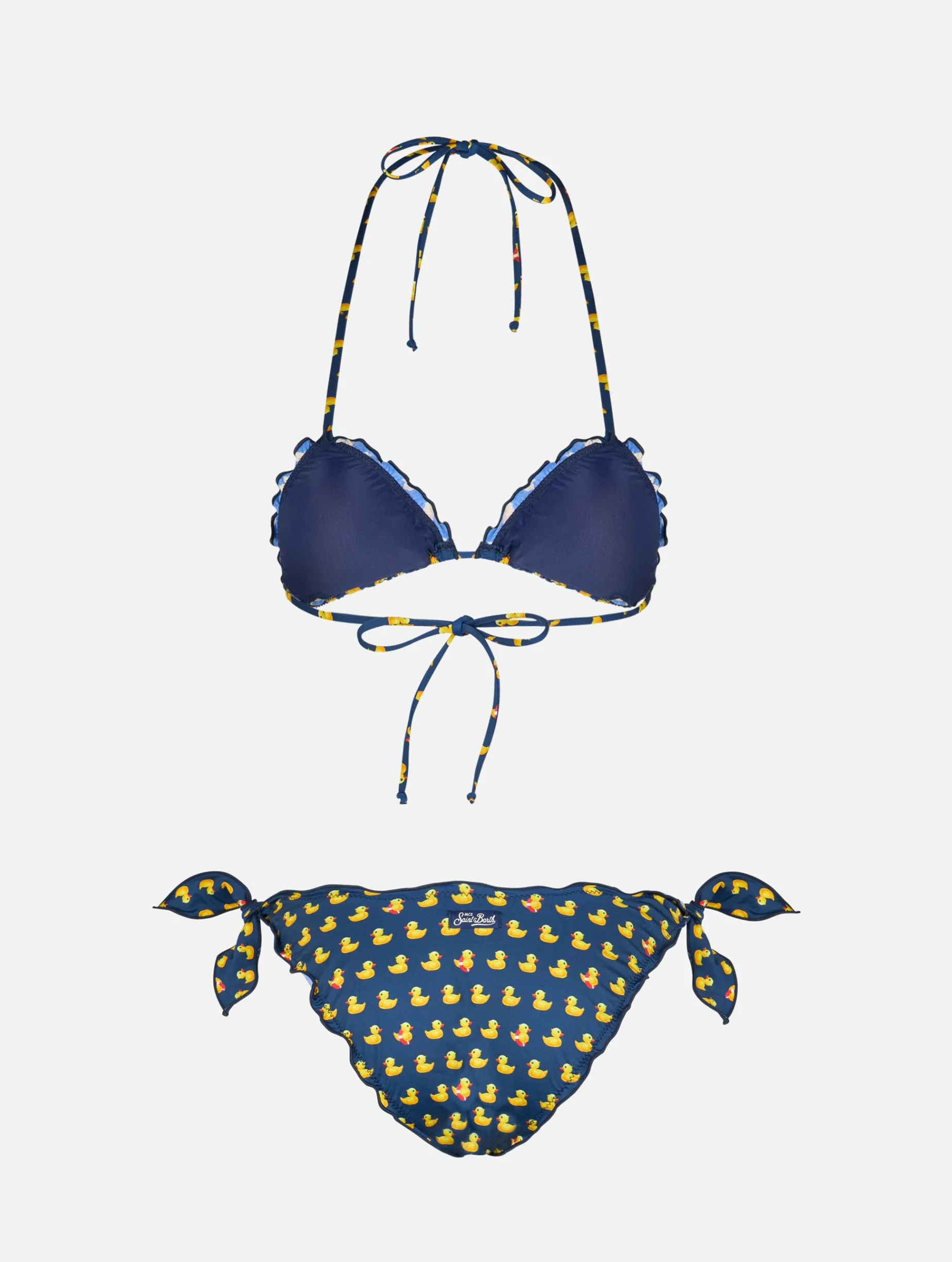 Entenhafter klassischer Damen-Dreiecksbikini Sagittarius Moon