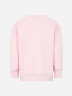 Fleece-Sweatshirt für Mädchen mit Barbie St. Barth-Aufdruck | BARBIE-SONDEREDITION