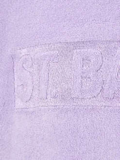 Fliederfarbenes Frottee-Sweatshirt Briony für Mädchen mit Saint Barth-Logo