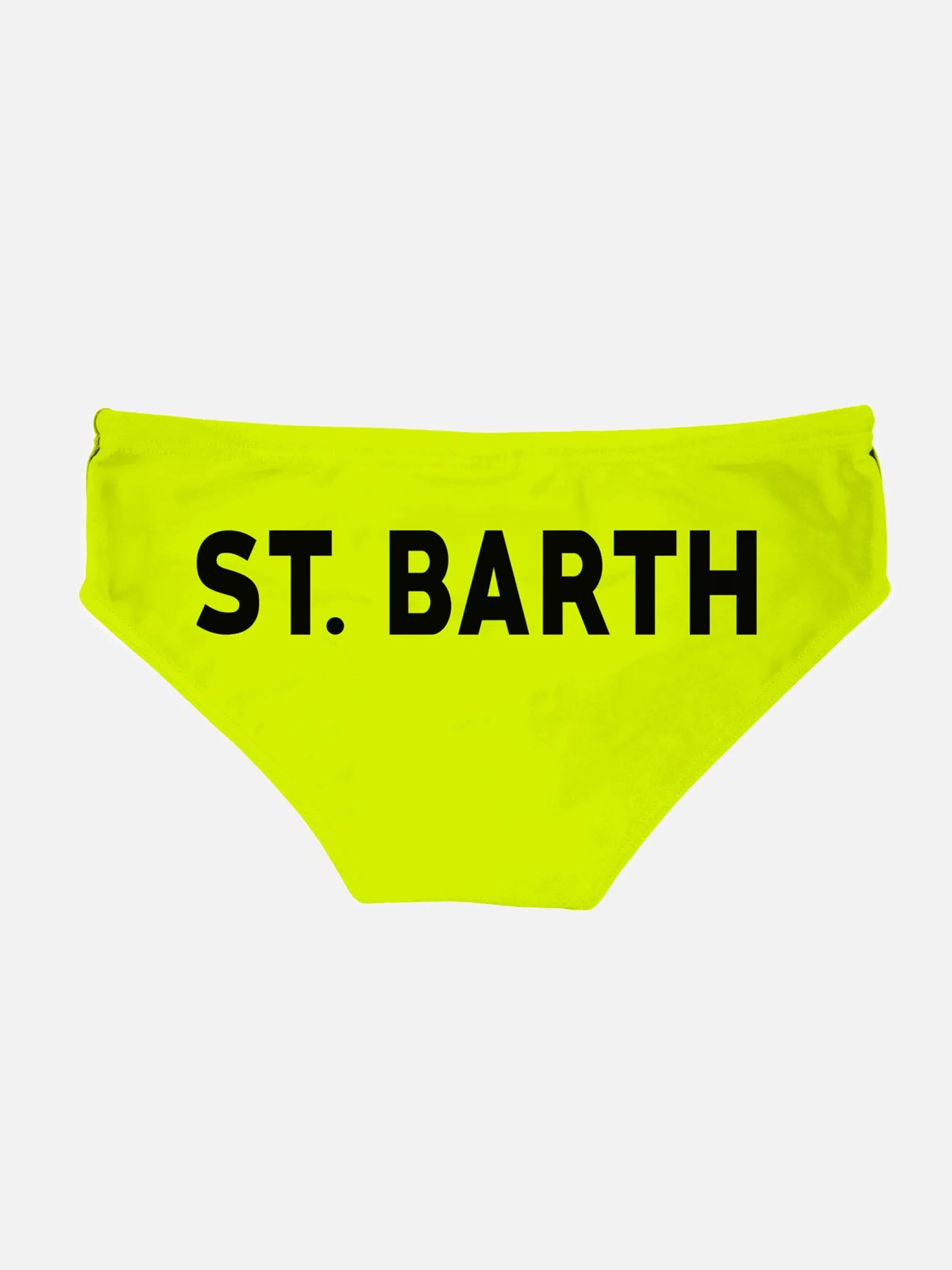 Fluo-gelbe Fluo-Badehose für Jungen