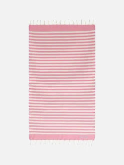Fouta klassische Wabe mit Streifen