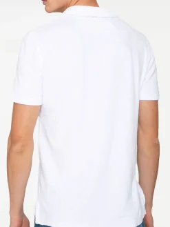 Frottee-Poloshirt für Herren in Weiß