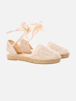Gehäkelte Espadrillas für Damen