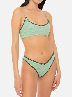 Gehäkelter Bandeau-Bikini für Damen