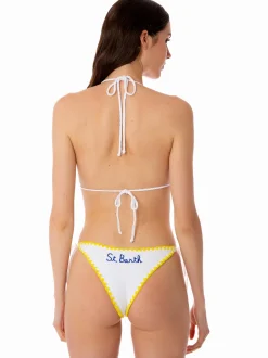 Gehäkelter Triangel-Bikini für Damen