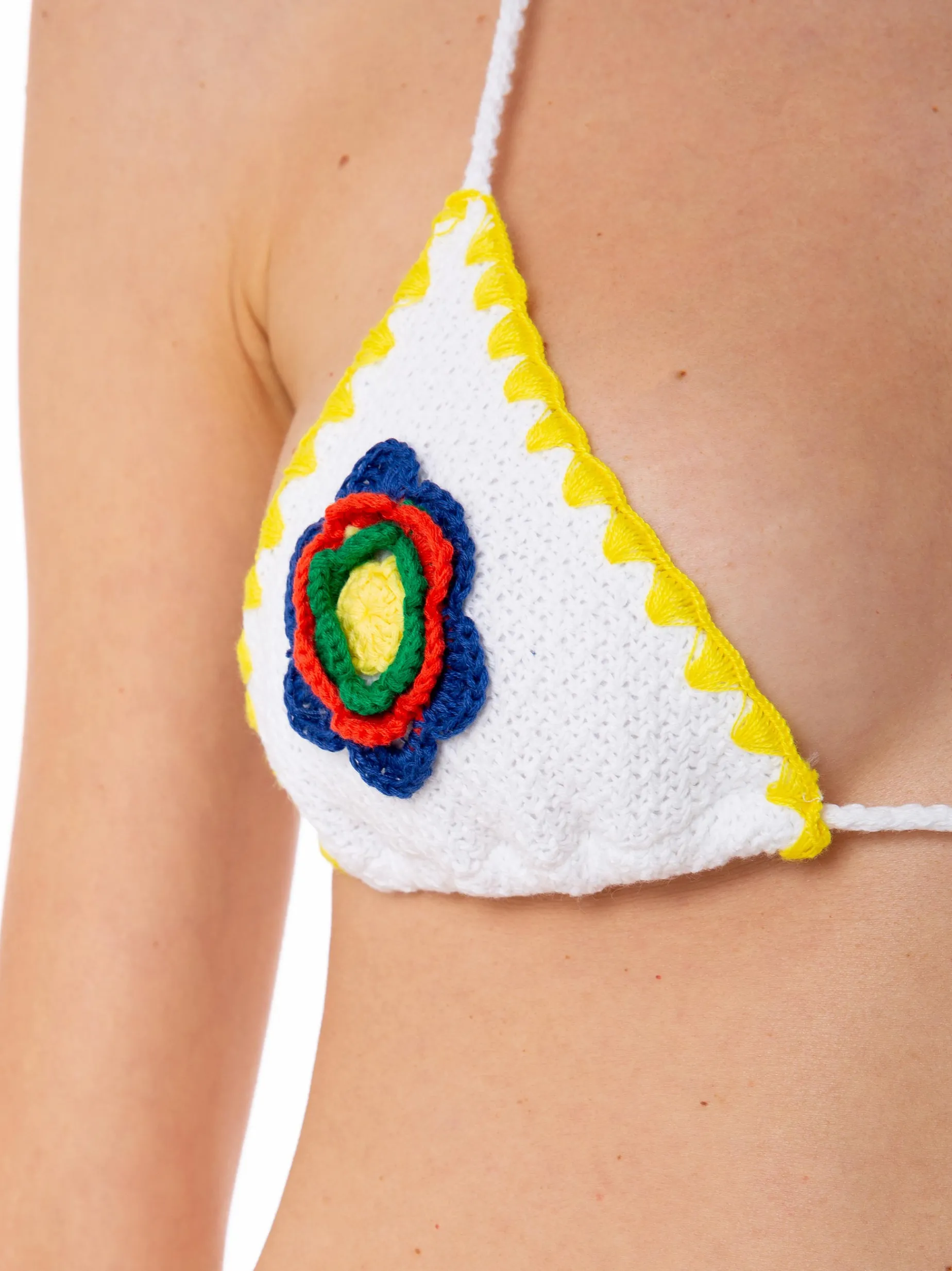 Gehäkelter Triangel-Bikini für Damen