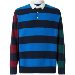 Gestreiftes Strickpolo