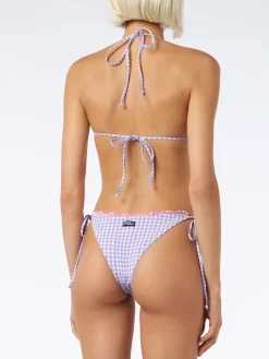 Gingham-Triangel-Bikini