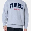 Grau meliert Sweatshirt für Herren Soho St Barth Sport