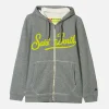 Grauer Kapuzenpullover für Jungen von Saint Barth