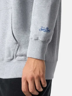 Graues Herren-Sweatshirt Tribeca mit aufgesticktem Logo Vacanze di Natale | VACANZE DI NATALE SONDERAUSGABE