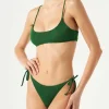 Grüner Bralette-Bikini für Damen