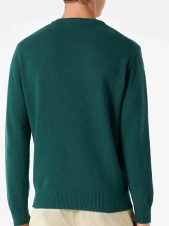 Grüner Herrenpullover mit Snoopy-Aufdruck | SNOOPY – PEANUTS™ SONDEREDITION